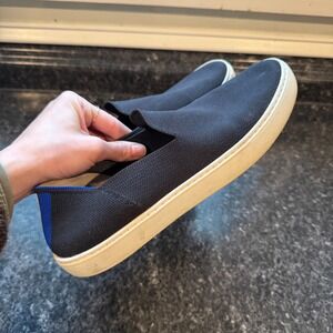 Rothy's Navy Knit Slip On Sneakers Women 10‎